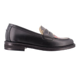 DUKE + DEXTER WILDE BOUQUET PENNY LOAFERS BLACK 4 UK | 6 US