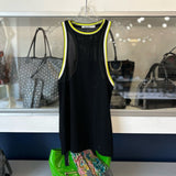ALEXANDER WANG MESH SLEVELESS TOPS BLACK XS