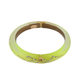 ALEXIS BITTAR LUMINESCENT LUCITE RHINESTONE BRACELETS GREEN