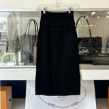 MM LAFLEUR HARLEM JARDIGAN KNIT PENCIL SKIRTS BLACK S