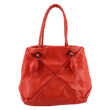 BOTTEGA VENETA VINTAGE HANDLE BAG RED