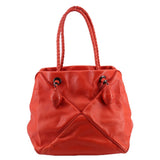 BOTTEGA VENETA VINTAGE HANDLE BAG RED