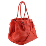 BOTTEGA VENETA VINTAGE HANDLE BAG RED