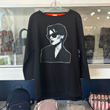 PAUL SMITH GRAPHIC TOPS BLACK S