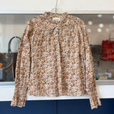 CLEOBELLA PRINT TOPS BROWN S