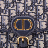 DIOR MEDIUM BOBBY FLAP CROSSBODYS BLUE OBLIQUE