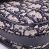DIOR MEDIUM BOBBY FLAP CROSSBODYS BLUE OBLIQUE