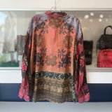FREE PEOPLE PRINT TOPS MULTI S