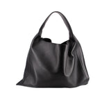 BOTTEGA LARGE HOP SHOULDER BAGS BLACK