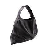 BOTTEGA LARGE HOP SHOULDER BAGS BLACK