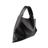 BOTTEGA LARGE HOP SHOULDER BAGS BLACK