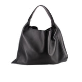 BOTTEGA LARGE HOP SHOULDER BAGS BLACK