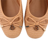 NAUTICA GLADVIEW NAUTICAL BALLET FLATS TAN 9 US