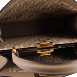 FENDI PEEKABOO ISEEU MEDIUM SATCHELS TAUPE