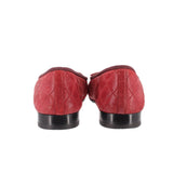 CHANEL CAP TOE FLATS RED 38 EU | 8 US