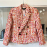 ANN TAYLOR TWEED JACKETS ORANGE S | 6