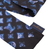 LOUIS VUITTON BANDEAU SCARVES BLACK/BLUE