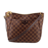 LOUIS VUITTON SOUTH BANK BESACE W/INSERT CROSSBODYS DAMIER EBENE