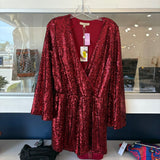 CHELSEA/VIOLET SEQUIN DRESSES RED M