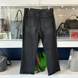PISTOLA CASSIE HIGH RISE STRAIGHT LEG JEANS DENIM BLACK L | 31