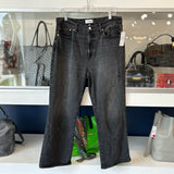 PISTOLA CASSIE HIGH RISE STRAIGHT LEG JEANS DENIM BLACK L | 31