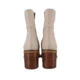 SEYCHELLES LEATHER BOOTS BONE 10 US