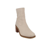 SEYCHELLES LEATHER BOOTS BONE 10 US