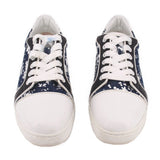 CHRISTIAN LOUBOUTIN VIEIRA ORLATO FLAT SNEAKERS BLUE 38.5 EU | 8 US