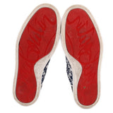 CHRISTIAN LOUBOUTIN VIEIRA ORLATO FLAT SNEAKERS BLUE 38.5 EU | 8 US