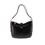 POURCHET VINTAGE SHOULDER BAGS BLACK