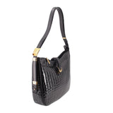 POURCHET VINTAGE SHOULDER BAGS BLACK