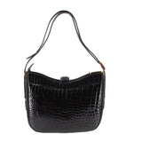 POURCHET VINTAGE SHOULDER BAGS BLACK