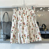 BURU FLORAL SKIRTS CREAM M