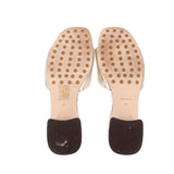 TORY BURCH METALLIC SANDALS GOLD 6 US