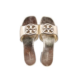 TORY BURCH METALLIC SANDALS GOLD 6 US