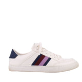 J CREW STRIPED ROAD TRIP SNEAKERS WHITE 9.5 US