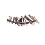 ALEXANDER MCQUEEN RHINESTONE EAR CUFF EARRINGS