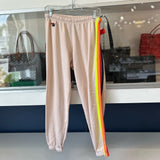AVIATORNATION 5 STRIPE PANTS BLUSH M