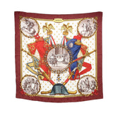 HERMES NAPOLEON SCARVES MAROON