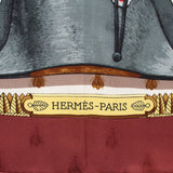 HERMES NAPOLEON SCARVES MAROON