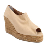 CASTANER CANVAS ZIP UP PLATFORM TAN 39 EU | 8.5 US