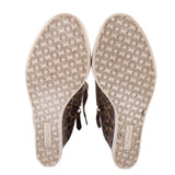 LINEA PAOLO FENTON WEDGE SNEAKERS LEOPARD 7 US