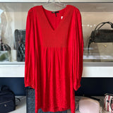 MAJE LONG SLEEVE DRESSES RED S