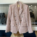 L'AGENCE TWEED BLAZERS PINK XS