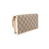 GUCCI 1955 HORSEBIT WALLET ON A CHAIN CROSSBODYS BROWN
