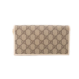GUCCI 1955 HORSEBIT WALLET ON A CHAIN CROSSBODYS BROWN