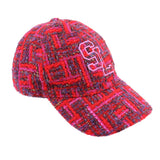 YSL TWEED BALL CAP HATS RED M | 57