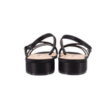 NINA ABBI MID-HEEL SANDALS BLACK 8 US