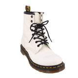 DR MARTENS 1460 SMOOTH LEATHER LACE UP BOOTS WHITE 7 US