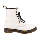 DR MARTENS 1460 SMOOTH LEATHER LACE UP BOOTS WHITE 7 US